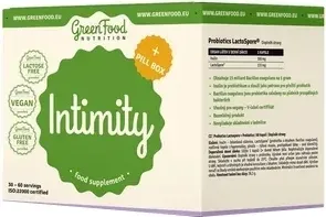 Набор БАД Пробиотики GreenFood Nutrition Intimity + Pill Box, 150 шт