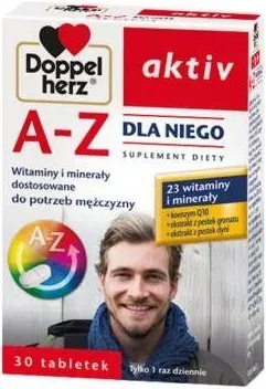 БАД Витамины A-Z для мужчин Doppelherz Aktiv, 30 шт