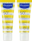 Mustela Sun Lotion Duopak SPF50+ солнцезащитный бальзам для лица и тела, набор 2×40 мл — фото 2
