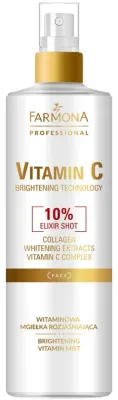 Мист для лица Farmona Professional Vitamin C Brightening Vitamin Mist осветляющий, с витамином C, тонизирующий, 200 мл