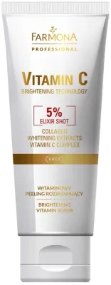 Скраб для лица Farmona Professional Vitamin C Brightening Vitamin Scrub осветляющий, с витамином C, 200 мл