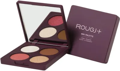 Палетка для макияжа 4 в 1 Rougj+ 4in1 Palette, 12 г