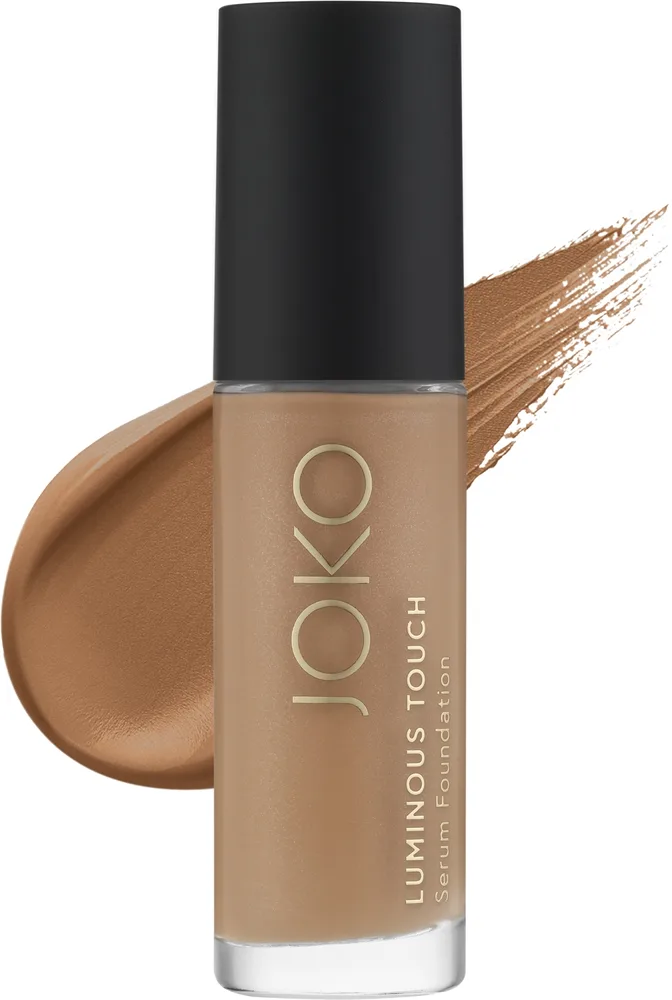 Тональная основа-сыворотка Joko Luminous Touch Serum Foundation сияющая, 30 мл, оттенок N105 - Tan Bronze