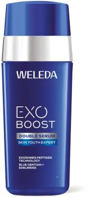 Сыворотка для лица Weleda Exo Boost Double двухфазная, с центеллой азиатской и пептидами, 30 мл