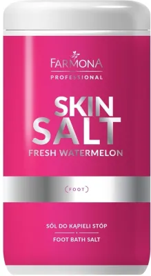 Соль для ванночек для ног Farmona Professional Skin Salt Fresh Watermelon с ароматом арбуза, для подологических процедур, 1250 г