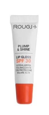 Блеск для губ Rougj+ Plump Shine Lip Gloss SPF30 с эффектом увеличения объёма губ, с солнцезащитным фактором, 10 мл