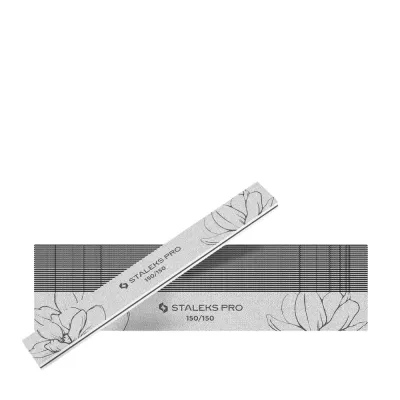 Пилка минеральная прямая Staleks Pro Expert NFE-20, абразивность 150/150, 162 x 19 мм, 25 шт