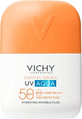 Vichy Capital Soleil UV Aqua Hydrating Invisible Fluid флюид солнцезащитный для лица увлажняющий невидимый SPF50 50 мл