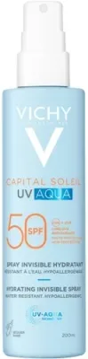Защитная увлажняющая дымка для лица и тела Vichy Capital Soleil UV Aqua Spray SPF50, 200 мл