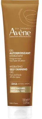 Гель-автозагар для лица и тела Avene Hydrating Self Tanning Gel увлажняющий, с естественным оттенком, 100 мл