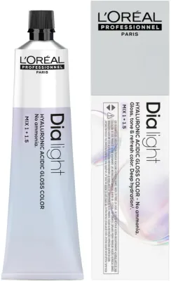 Краска для волос L'Oreal Professionnel Dia Light кислотная, крем-гелевая, без аммиака, с гиалуроновой кислотой, 60 мл, оттенок 9.11