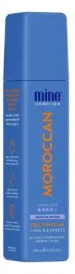MineTan Moroccan пенка-автозагар с аргановым маслом, глубокий коричневый загар для всех типов кожи 200 мл