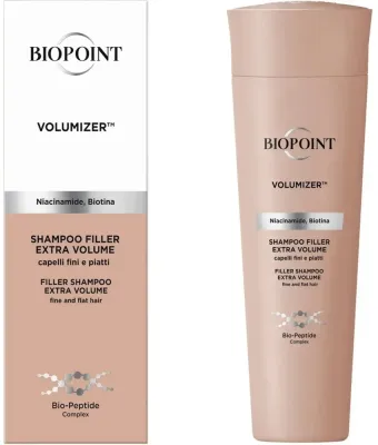Шампунь для волос Biopoint Volumizer Filler Shampoo Extra Volume для объёма, для тонких волос, 200 мл