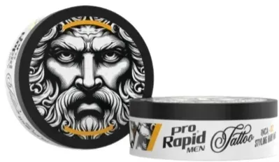 Воск для стилизации волос ProRapid Men Tatoo INCA 02 Hair Styling Wax, матовый, средняя и сильная фиксация, 150 мл