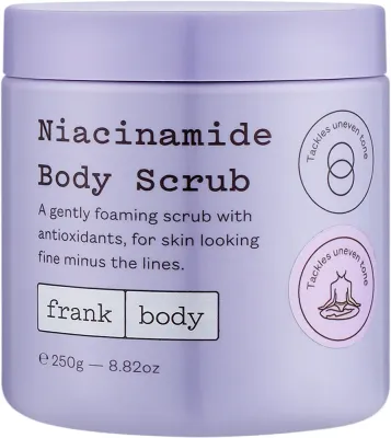 Frank Body скраб для тела с ниацинамидом, сахаром и маслом ши, кремовый, 250 г