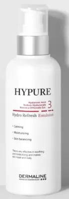 Dermaline Hypure Hydro Refresh Emulsion увлажняющая эмульсия для лица с центеллой и гиалуроновой кислотой 180 мл