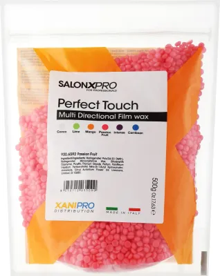Воск для депиляции Xanitalia The Multidirectional Perfect Touch Film Wax Passion Fruit в гранулах, плёночный, без полосок, 500 г
