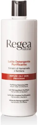 Молочко для лица Regea Naturae Purifying Cleansing Milk очищающее, с экстрактами гамамелиса и лопуха, 500 мл