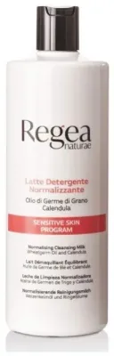 Regea Naturae Sensitive Skin Program Normalising Cleansing Milk молочко для лица очищающее для чувствительной кожи 500 мл, с дозатором, для снятия макияжа