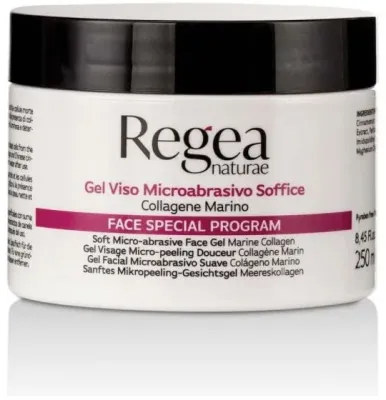 Regea Naturae Soft Micro-abrasive Face Gel гель-пилинг для лица с микросферами для чувствительной кожи 250 мл