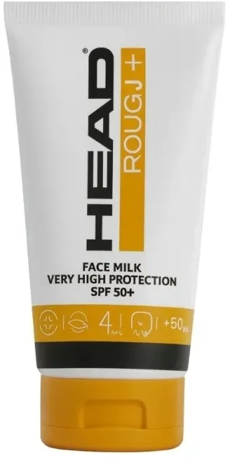Rougj+ Rouj+ Head Face Milk SPF 50+ - Молочко для лица Rougj Head Face Milk солнцезащитное, SPF 50+, 50 мл