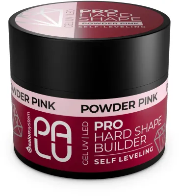 Жёсткий строительный гель для ногтей Palu Pro Hard Shape Builder Gel, тиксотропный, самовыравнивающийся, 45 г