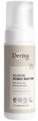Derma Eco Woman пенка для интимной гигиены балансирующая 150 мл, мягкое очищение для чувствительной кожи