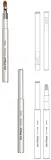 Выдвижная кисть для губ Da Vinci Retractable Lip Brush 39425 дорожная — фото 2