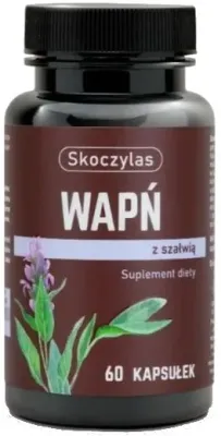 БАД Кальций с шалфеем Skoczylas Calcium With Sage, 60 шт