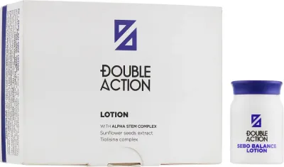 Лосьон для кожи головы Hair Company Double Action Sebo Balance Lotion, себорегулирующий, 10 × 10 мл