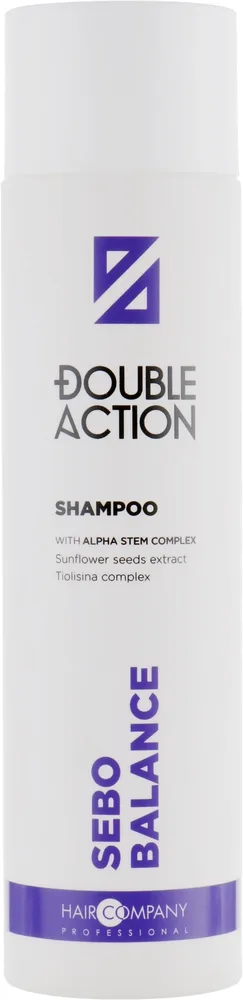 Шампунь Hair Company Sebo Balance для жирной кожи головы с цинком PCA, 250 мл