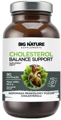 БАД для поддержания нормального уровня холестерина, капсулы Big Nature Cholesterol Balance Support, 60 шт., 90 шт, 60 шт