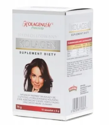 Коллаген 3000 мг, БАД Elena Kolagen Silver 3000 mg, 15 x 5 г
