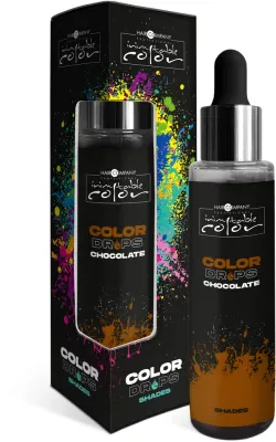 Капли для окрашивания волос Hair Company Inimitable Color Drops, концентрированный пигмент, 50 мл, оттенок Chocolate
