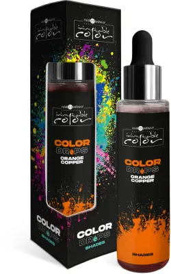 Капли для окрашивания волос Hair Company Inimitable Color Drops, концентрированный пигмент, 50 мл, оттенок Orange Copper