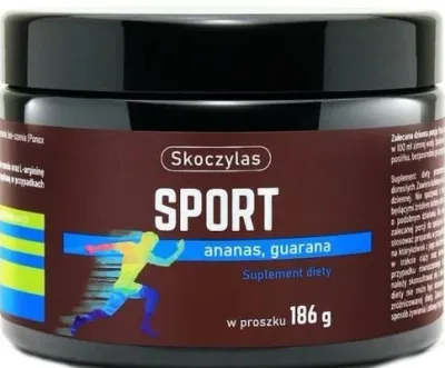 БАД Skoczylas Sport, ананас, гуарана, 186 г