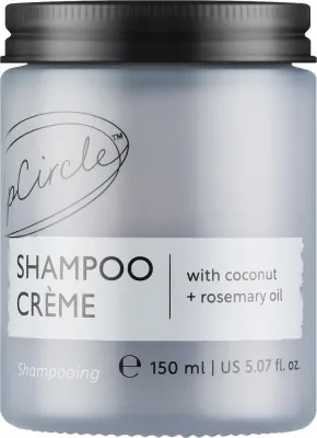 Крем-шампунь с кокосовым маслом и розмарином UpCircle Shampoo Cream With Coconut And Rosemary Oil, для всех типов волос, 150 мл