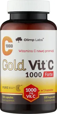 БАД Витамин C Olimp Labs Gold Vit C 1000 Forte, 100 шт