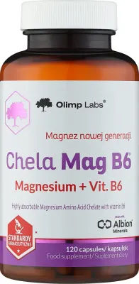 БАД Магний + витамин B6 Olimp Labs Chela-Mag B6, 120 шт