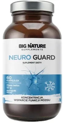 БАД для концентрации, капсулы Big Nature Neuro Guard, 60 шт., 90 шт, 60 шт