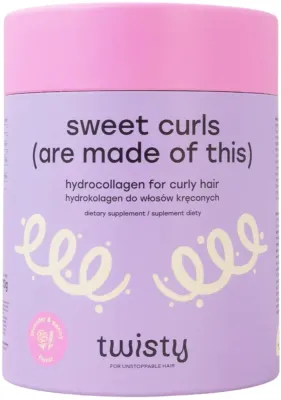 Гидроколлаген для кудрявых волос, БАД Twisty Sweet Curls Hydrocollagen, 210 г