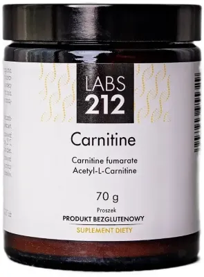 Ацетил-L-карнитин Labs212, биологически активная добавка, 70 г