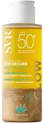 Вода солнцезащитная SVR Sun Secure Glow Shimmering Sun Water с эффектом сияния, для чувствительной кожи, SPF 50+, 100 мл