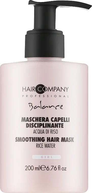 Разглаживающая маска для волос Hair Company Crono Age, экстракт риса, ферментный фильтрат, экстракт микроводоросли, глицерин, 200 мл