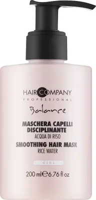Разглаживающая маска для волос Hair Company Crono Age, экстракт риса, ферментный фильтрат, экстракт микроводоросли, глицерин, 200 мл