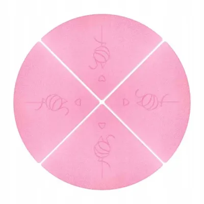 Спонжи для макияжа Claresa Sugar Powder Triangular Makeup Sponge, треугольные, розовые, 4 шт