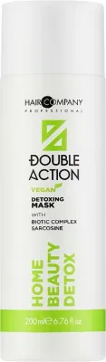 Маска для волос Hair Company Double Action Detox Mask детокс, увлажняющая, 200 мл