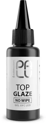 Топ для гибридного лака Palu Top Glaze No Wipe Refill без дисперсионного слоя, эффект мокрых ногтей, 50 г