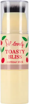 Бронзер для лица Lovely Toasty Bliss Contour Stick кремовый, со встроенной кистью, 6 г