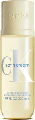 Дымка для волос и тела Calvin Klein CK Satin Cream парфюмированная ванильно-кремовая, 236 мл